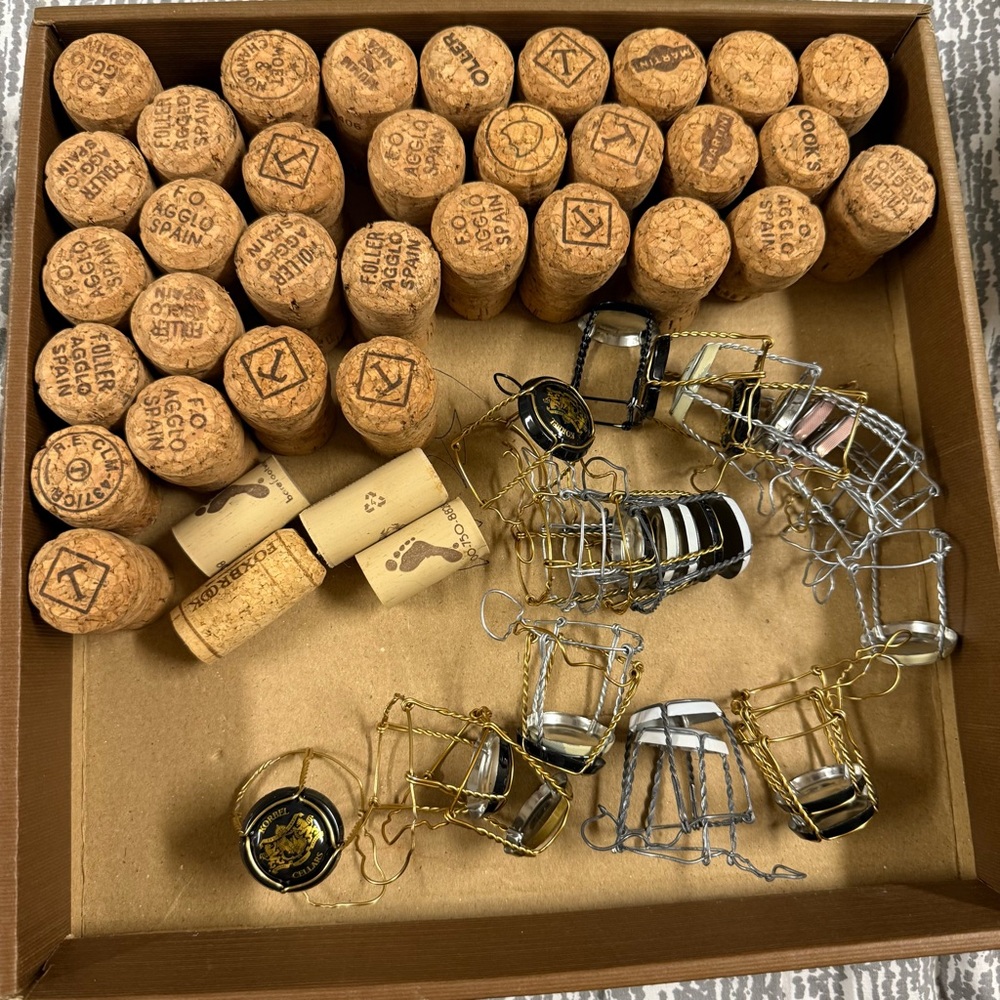 Assorted Bottle Corks and Caps